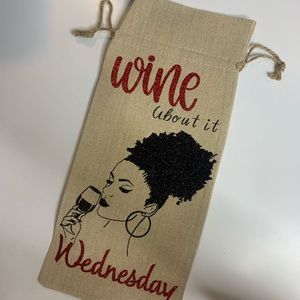 Wine about it Wednesday Wine bag/Gift bag